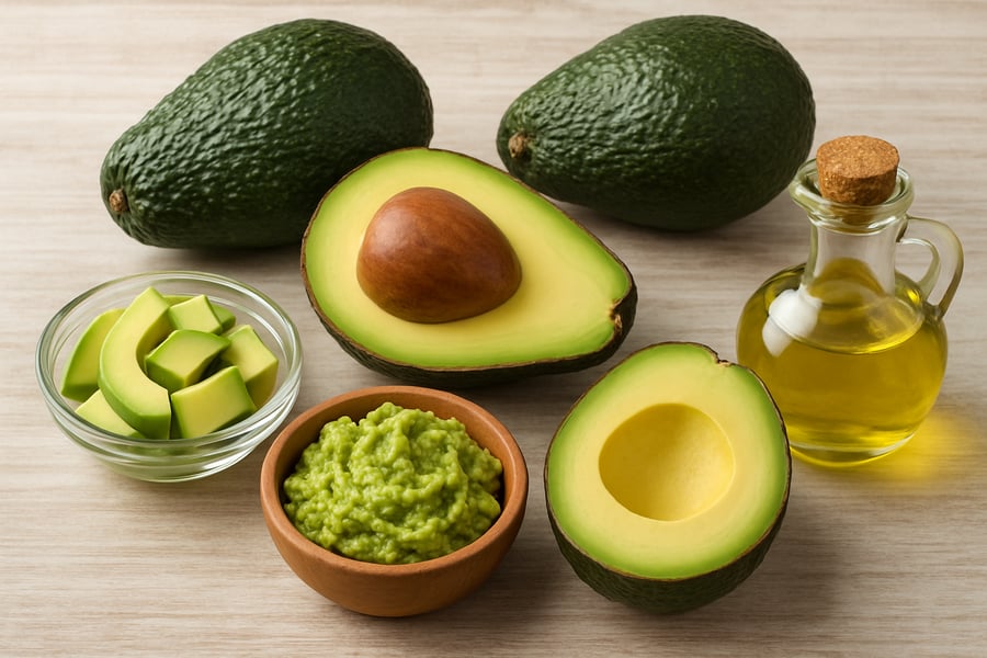 Aguacates Hass frescos y productos a base de aguacate Aguacates Hass frescos y productos a base de aguacate